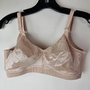 Wacoal 852303 Back Appeal Wire Free Bra Bralette Unlined Lace Womens 34C Pink